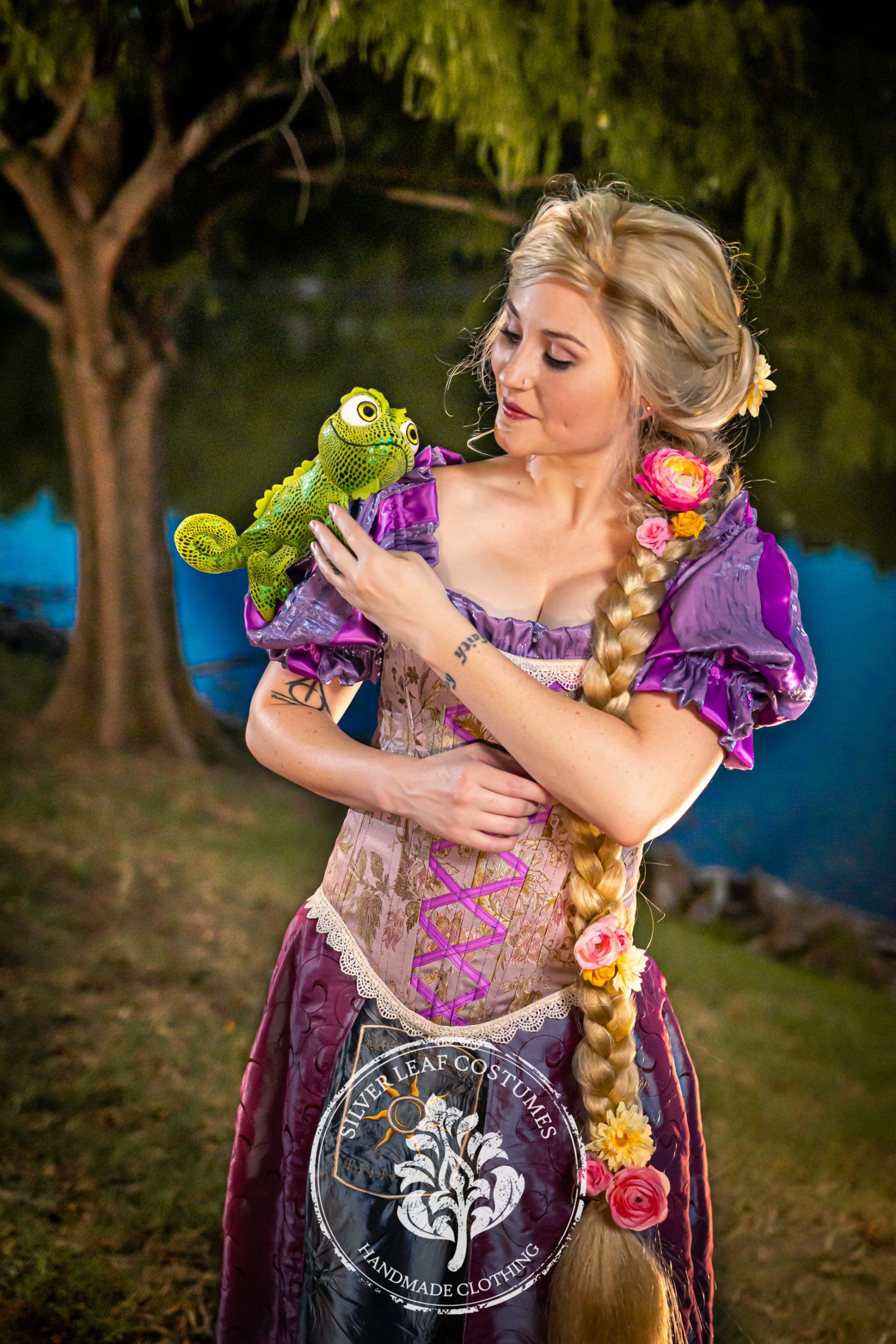 purple corset dress rapunzel Princess Rapunzel Costume With Purple Ribbon and Lace Trimmed Corset and  Embroidered Purple Court Skirt With Lantern, Renaissance Cosplay