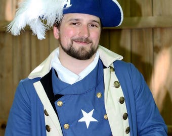 Colonial Captain America Vest, Superhero, Cosplay, Steampunk Super Hero, Revolutionary War Cap, Military, Star Red White Stripes Vest Men