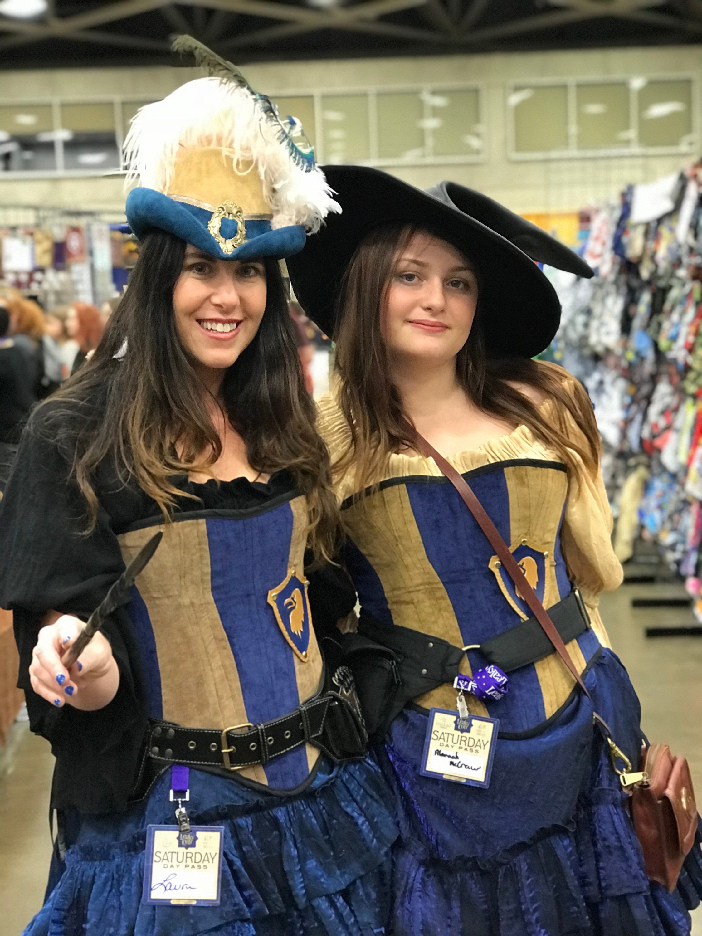 ハウスカラーの青と青銅の魔女コルセット、レイヴン、賢い、スマート、賢明、魔法学校、魔術、魔法使い、ルナ、コスチューム - Etsy 日本