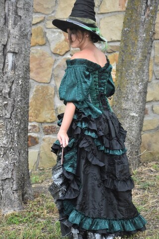 Gonna Fantasy Con Pieghe Irregolari E Cintura Posteriore Fiamll Steampunk - Gonna Da Donna Medievale, Vintage, Con Volant, Gonna Gonna Rinascimentale Per Feste