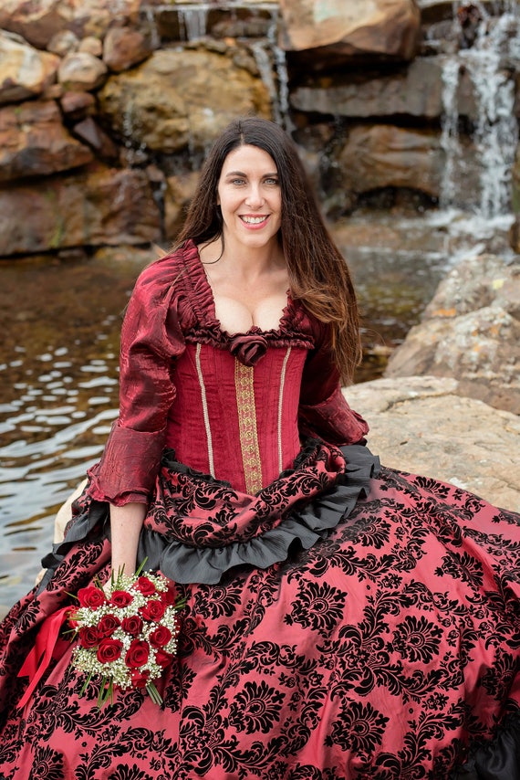 saloon corset dress Plus Size Saloon Gal Costume