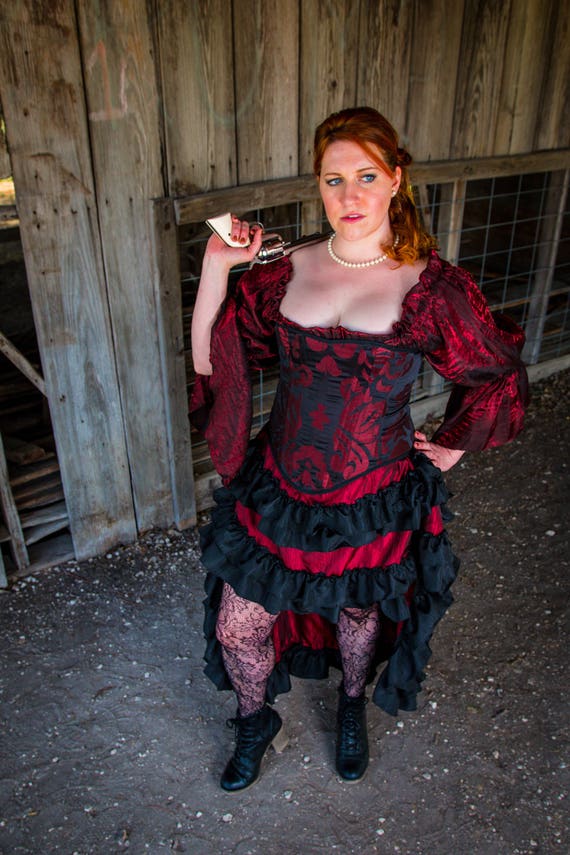 saloon girl corset