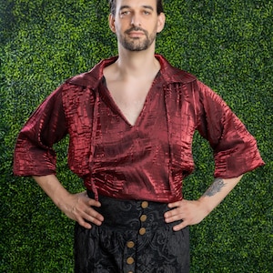 Silk Pirate Shirt - Etsy