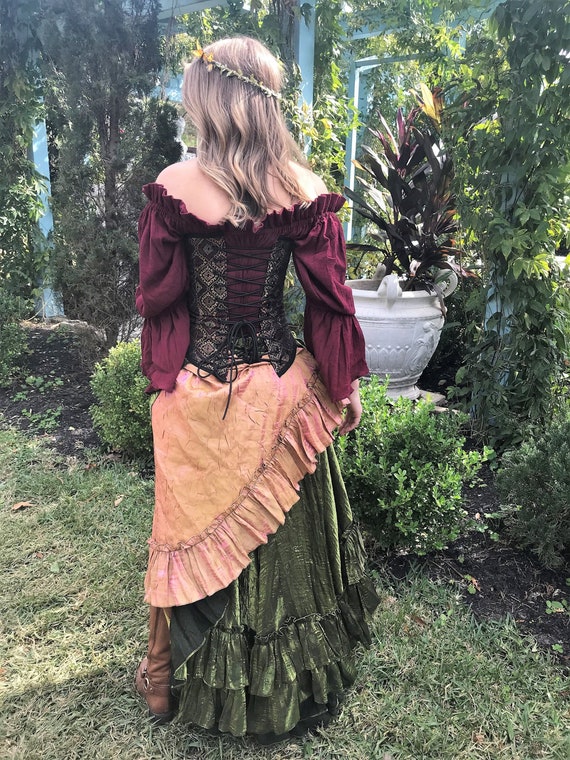 Steampunk Saloon Girl Skirt Steampunk Saloon Girl Skirt