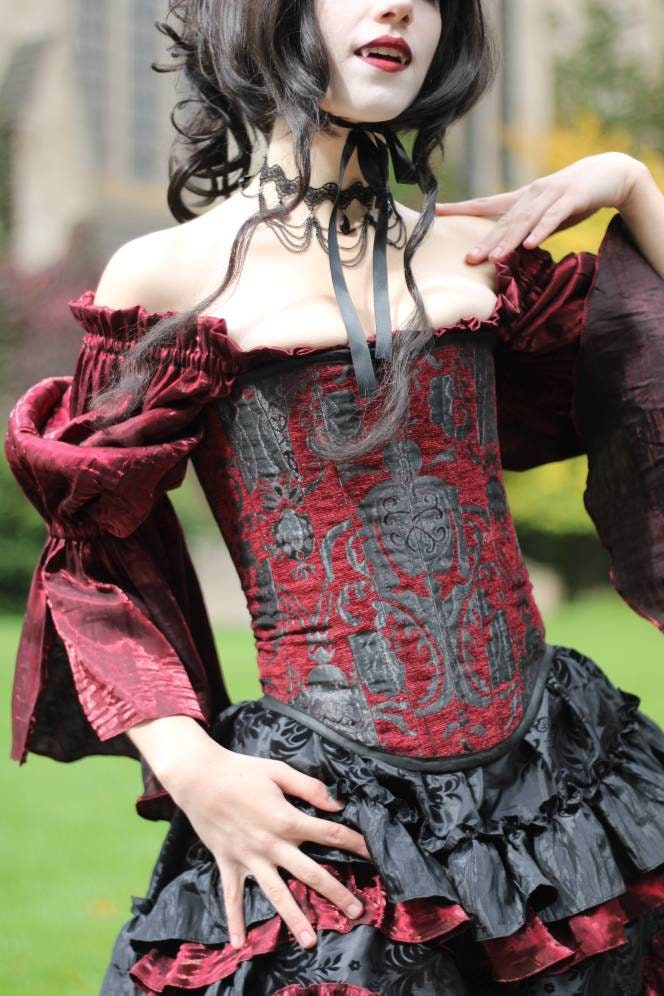 FEOYA Gonna medievale rinascimentale da donna, gonna a strati da
