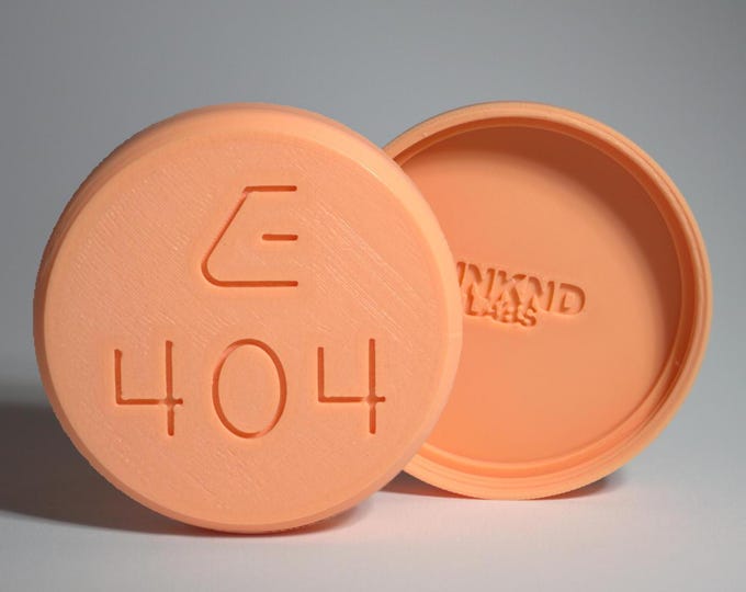 Featured listing image: Adderall E 404 Pill Case: 3D-Printed Screw-Top Storage - Discreet Design