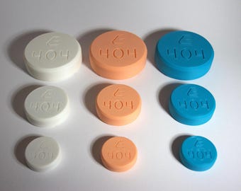 Adderall E 404 Pill Case: Screw-Top Storage Container for Small Items - Discreet Design