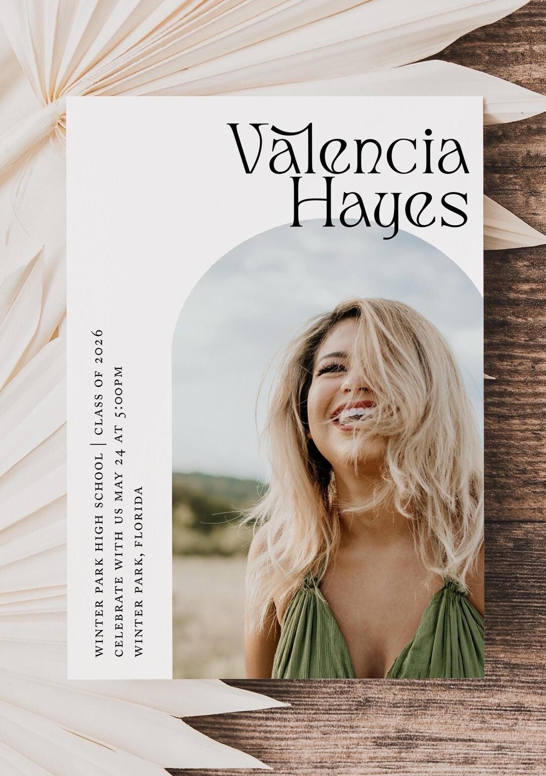 Photo Graduation Invitation Template Graduation Invite Grad ...