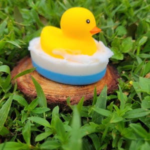 Goat milk soap, kid&#39;s gift, rubber duck, bubblegum