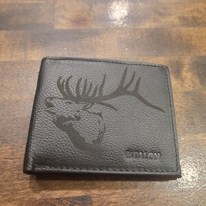 Cartera de cuero personalizada para hombre