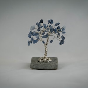 Mini Gemstone Tree with Blue Quartzite