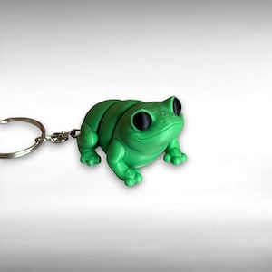 Frog Keychain - Articulated Fidget Animal Accessory