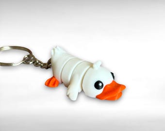 Duck Keychain - Articulated Fidget Figure