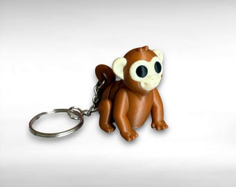 Monkey Keychain - Articulated Fidget Animal