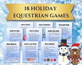 18 Equestrian Holiday Games: Horse Camp Activities (PDF Download)