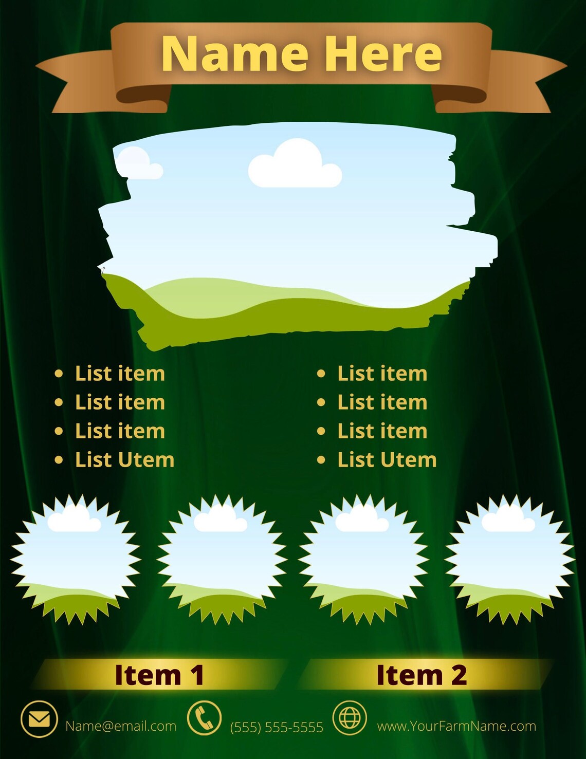 Green Horse Sales Ad Flyer Handout Brochure - Etsy