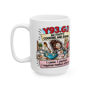 Funny ICD-10 Mug | Y93.G3 Cooking and Baking | Medical Coder Gift | Funny Cooking Mug | ICD-10-CM Coding Humor | Healthcare Gift