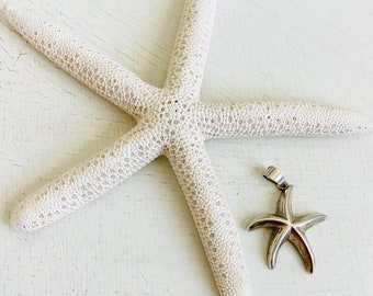 Starfish Pendant, Beach Jewelry, 925 Silver Starfish Charm, Jewel of the Sea Starfish Charm, Coastal Grandmother Jewelry, Gift for Mom