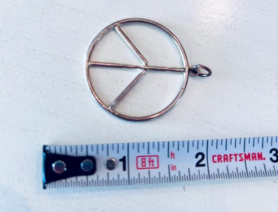 Genuine Sterling Silver, Solid Silver, Large Peac… - image 2