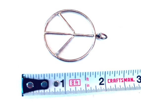 Genuine Sterling Silver, Solid Silver, Large Peac… - image 2