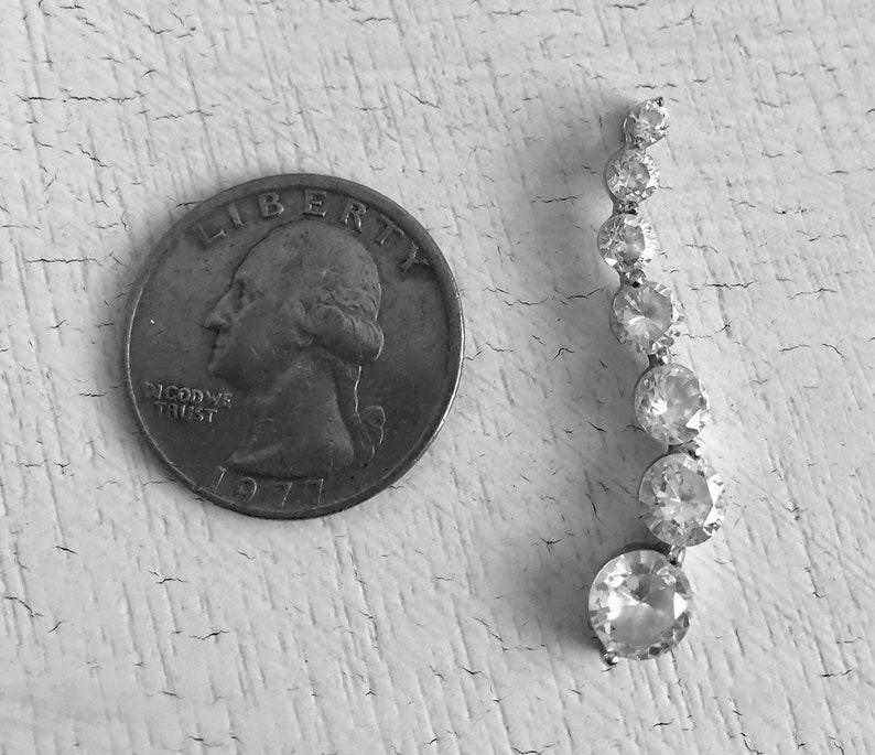 Journey Pendant Sterling Silver Bezel Set CZ Journey Pendant CZ Diamond