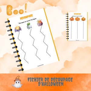 Fichier de découpage sur le thème d'halloween.