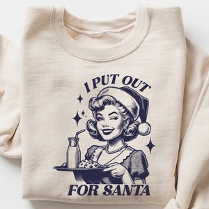 Sweat-shirt Père Noël drôle Chemise de Noël drôle Chemise père Noël drôle Chemise de Noël pour femme Pull de Noël moche Sweat-shirt de vacances