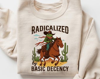 Radicalized By Basic Decency Unisex T-shirt, Political Protest Tee, Feminist Activist Gift, Liberal Clothing, Social Justice