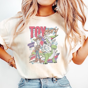 Toy Story 5 Friendship Shirt, Woody Buzz Lightyear Tee, Disneyland Toy Story Family Matching Tees image 1