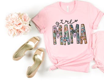 Mommy and Me Shirts, Girl Mama Shirt, Mama's Girl Shirts, Retro Mom and Daughter Shirts, Mother's Day Matching Shirt, Matching Mommy And Me
