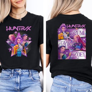 K-Pop Demon Hunters Kids T-Shirt - Huntrix Huntr/X Mira Design Für Kinder
