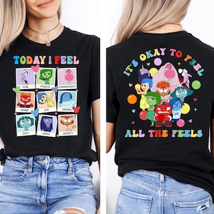 Inside Out Today I Feel Shirt, Disney Inside Out Shirt, Inside Out Emotions Shirt, Core Memory Day Tee, Pixar Inside Out Feelings Shirt