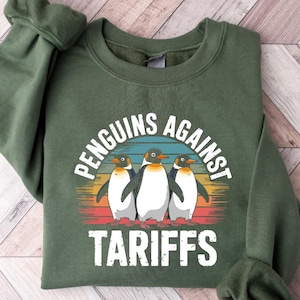 Penguins Agains Tariffs Shirt, Resist Penguins Shirt, Penguins Tariff Tee, Penguins Baby Tee, Penguin Lover Shirt