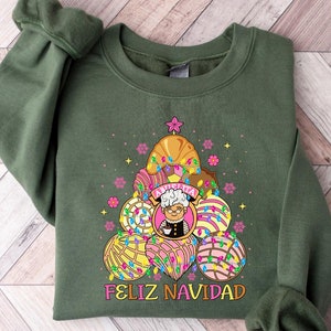 Feliz Navidad Sweatshirt, Spanish Merry Christmas Shirt, Christmas light Shirt, Christmas Family Matching, family shirt, Hispanic Sweatshirt