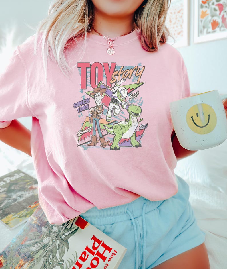 Toy Story 5 Friendship Shirt, Woody Buzz Lightyear Tee, Disneyland Toy Story Family Matching Tees image 3