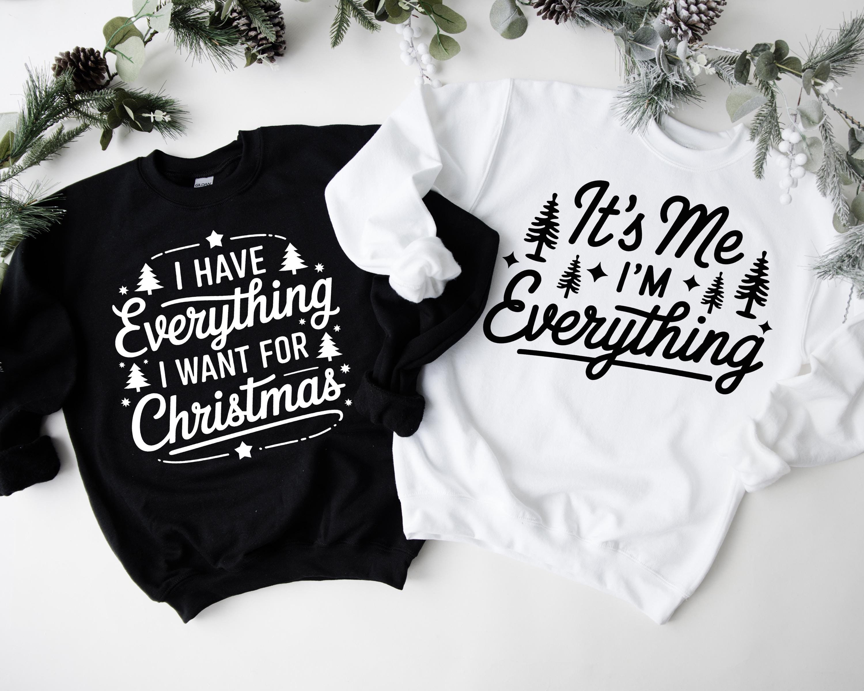 Valentine Couples Shirts - 'I Have Everything I Need' & 'I Am Everything' Matching Tees, Medium - View #2