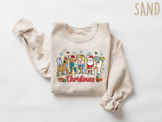 Christmas Frosty The Snowman Sweatshirt, Christmas Hoodie, Retro Xmas CC Sweat-Hoodie-CC Shirt, Merry Christmas Movie Lover Gift