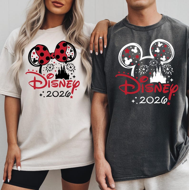 Disney 2026 Shirt, Disney Vacation 2026 T-Shirt, Family Matching Disney Tee, Disney Cruise 2026 Sweatshirt, Disney World Crewneck Top Bild 3