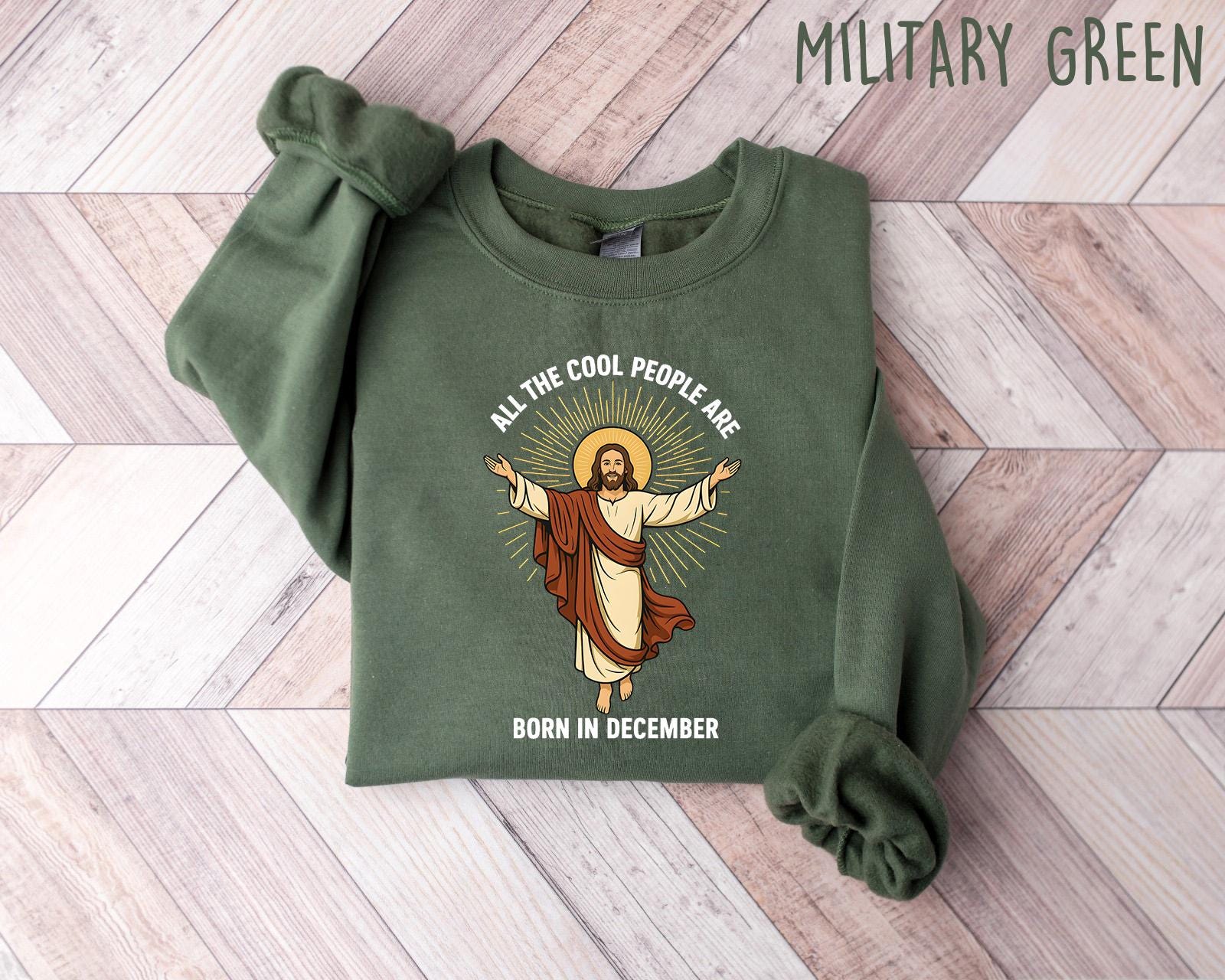 T-shirt Natale Keep Jesus Christ – Unisex Bambini E Giovani – Cotone 100%