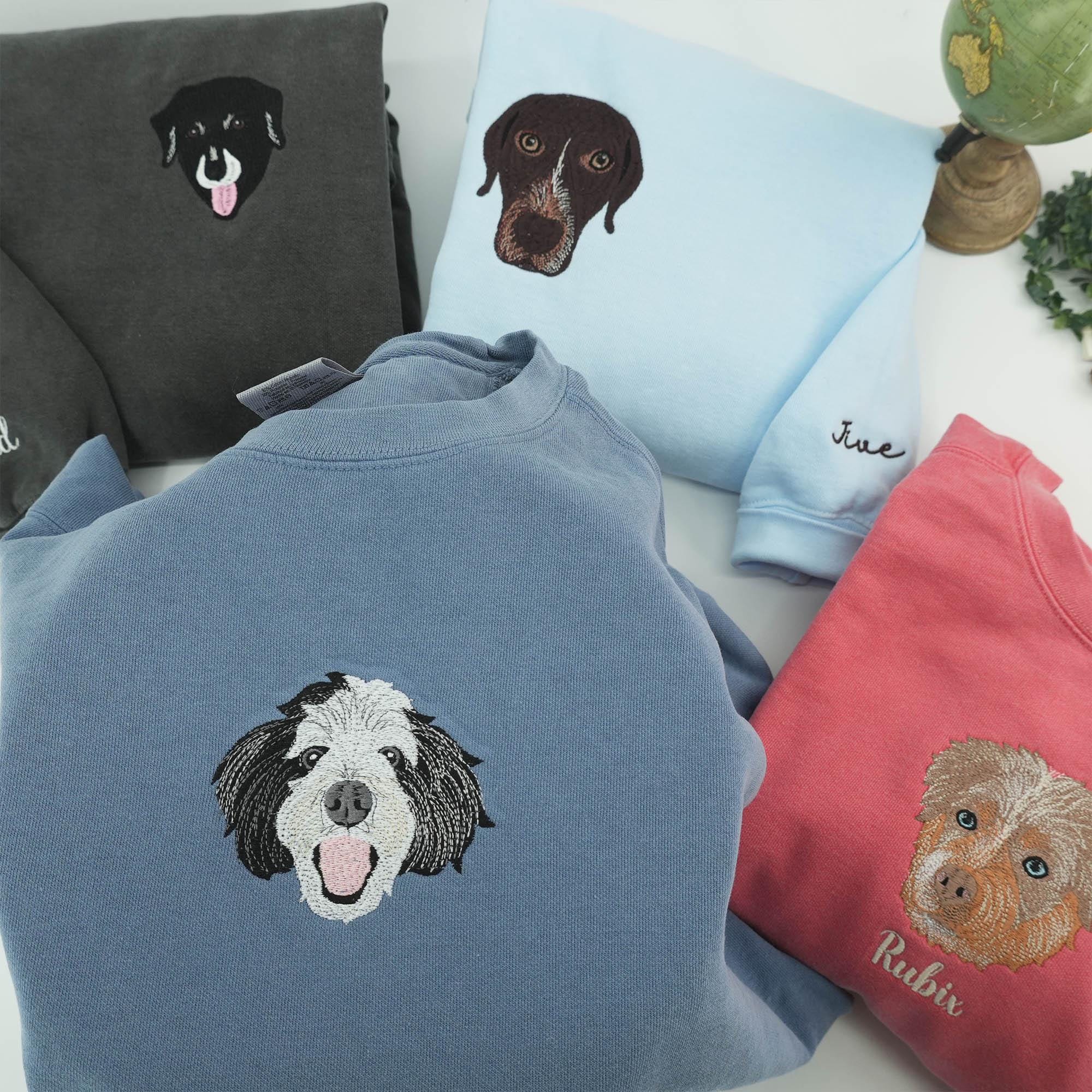 Dog Embroidered Comfort Color Sweatshirt, Pet Lover T-shirt, Future Vet Assistant Gift, Veterinary Shirt, Veterinary Technician Gift Ideas