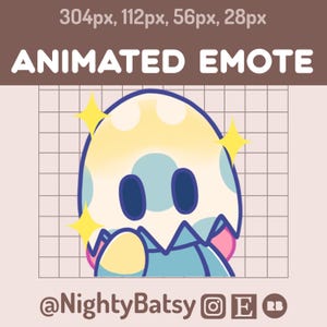 Animated Sonic Chao emote - Cute streaming Twitch & Discord animated emote Sonic the Hedgehog emotes cute egg chao happy sparkles