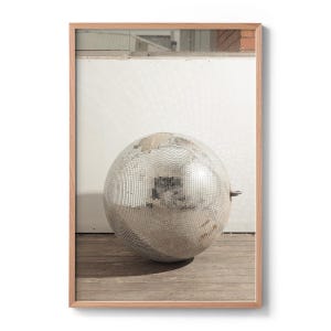 Wydruk artystyczny Disco Ball - Retro | Bar | Koktajl | DJ | Muzyka | Sztuka ścienna | Taniec | Dekoracje imprezowe | Dekoracje imprezowe | Dzień Matki