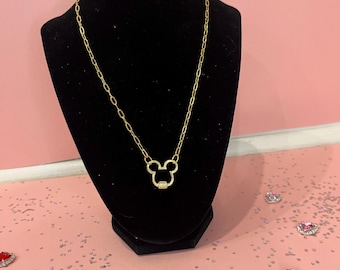 the Mickey Carabiner necklace