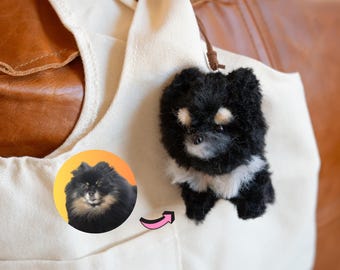 Custom Dog Bag Charm, Handbag Charm, Purse Charm, Plush Keychain, Keychain Charm, Custom Pet Gifts, Bag Charms For Purse, Gift For Her