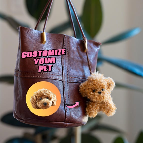 Custom Dog Bag Charm, Handbag Charm, Purse Charm, Cute Dog Keychain, Custom Pet Gift, Gift For Dog Lover, Dog Mom, Pet Loss, Gift For Her