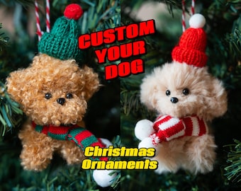 Custom Dog Christmas Ornament, Custom Your Dog, Home Decor, Dog Memorial Gifts, Gifts For Dog Cat Lovers, Gifts For Her, Christmas Gifts