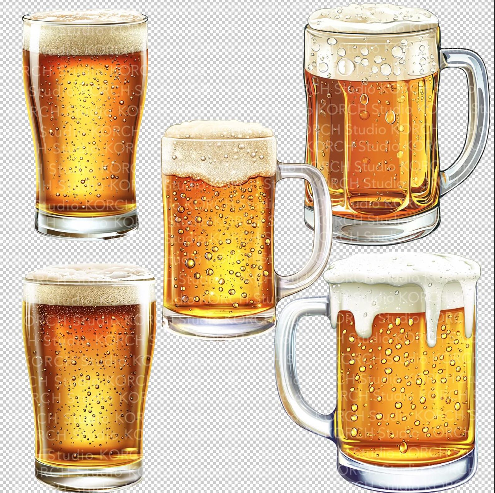 17 PNG Beer Clipart, Digital Clipart, Printable Clipart, Digital ...