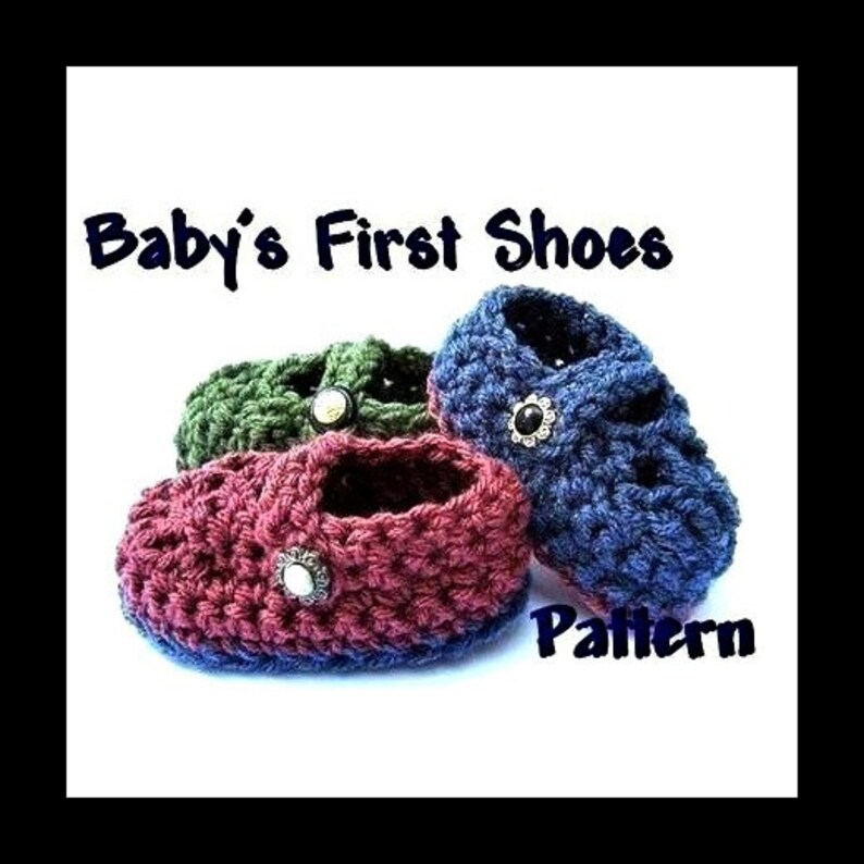 INSTANT DOWNLOAD Crochet Pattern PDF 67 Baby Booties Baby's First Shoes image 1