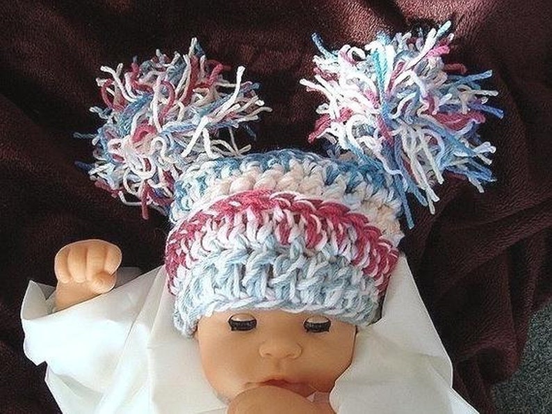 Crochet Hat Pattern PDF15-Mythical Flower Fairy Sparkler Hat All sizes from newborn to adult DIY image 4