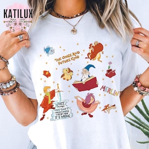 Sword in the Stone T-Shirt, The Once and Future King Shirt, Merlin Disney Vintage Tee, Madam Mim Shirt, Disneyland 2025 Tee